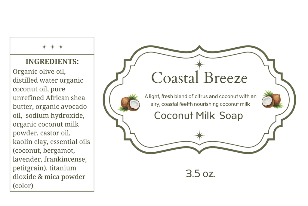 Coconut Milk Soap - Coastal Breeze