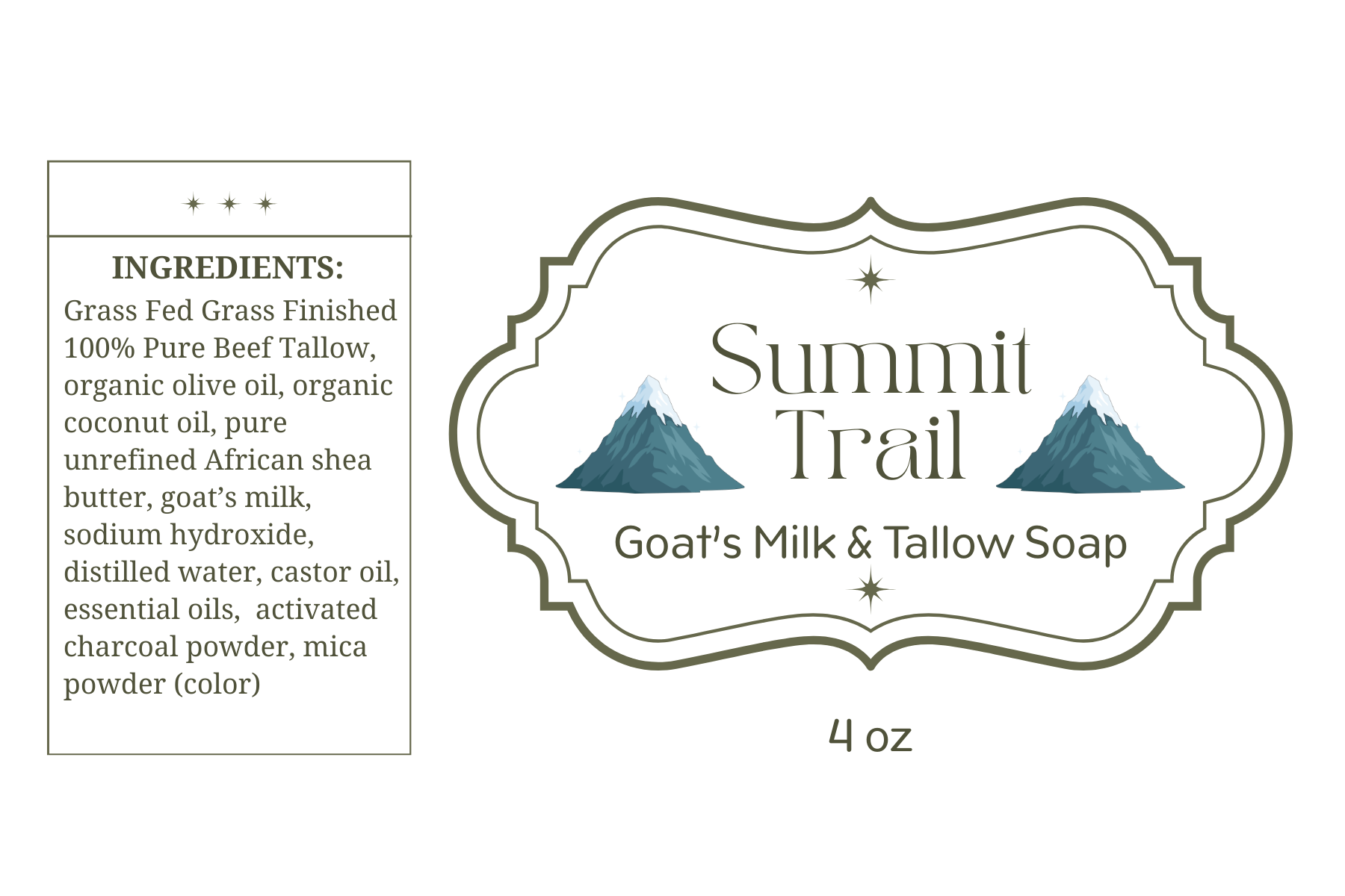Goat's Milk & Tallow Soap - Summit Trail